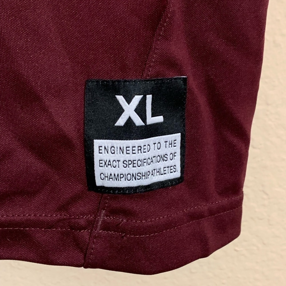 NIKE Dry Fit Shirt Sz XL in burgundy color - Picture 5 of 8